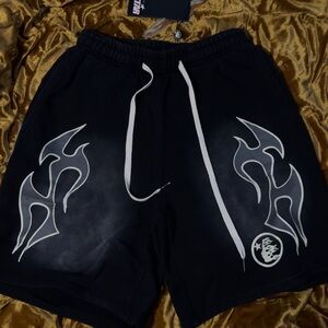 Men's Black Hellstar shorts